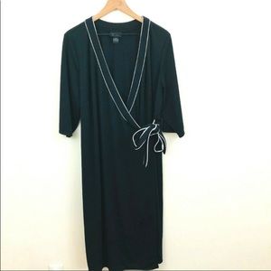 Lane Bryant Black Wrap Dress 18/20